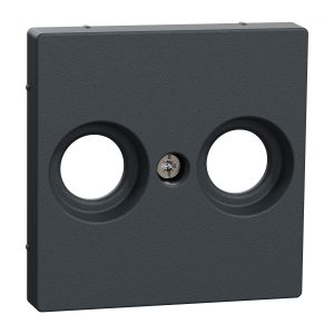 Sm центральна плата антенної розетки, 2 отвори, антрацит