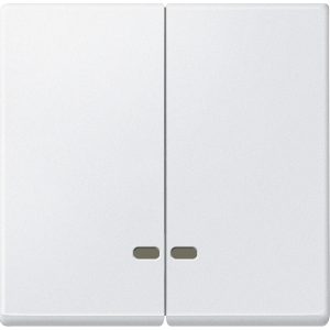 Накладка 2-клавішного вимикача вікн підс SysM прозоро-білий