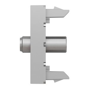 Розетка coaxial f-type, 1 модуль алюміній  (C3)