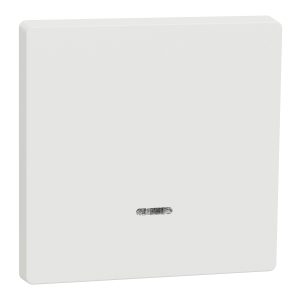 Накладка 1-клавішного вимикача з віконцем підсвітки, SysD матовий білий