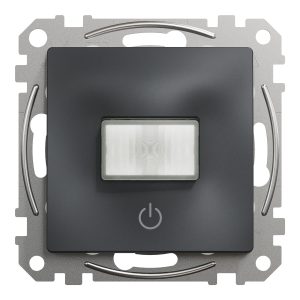 Датчик руху з кнопкою "Sedna Design" Чорний