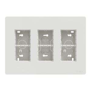 Блок unica system + відкритого встановлення 3х2 білий (C3)