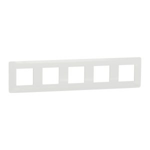 Рамка 5-ти кратна "Studio" біла (C1)