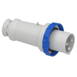 Вилка 033 переносна 2Р+PЕ 63А 220В IP67 (C3)