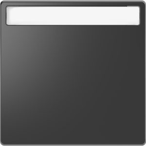 Клавіша вимикача 1-клавішна з полем для напису "D-Life" антрацит