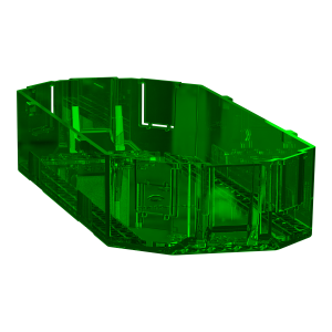 Кришка супортів, 3 модулі, Unica System+