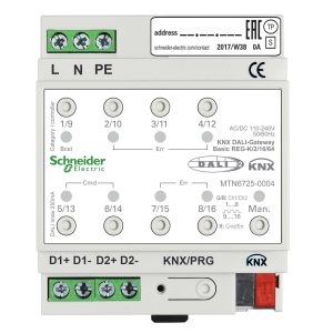 Knx dali актуатор basic reg-k/2/16/64 "MERTEN" (C3)