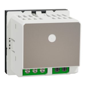 Термостат кімнатний, вбудованим датчиком, 8А "UNICA NEW" антацит (C3)