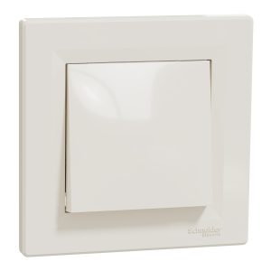 Кнопка 2-модулі. "ASFORA" слонової кістки (C1)