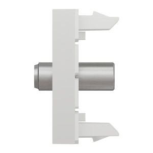 Розетка TV Coaxial F-type 1 модуль "UNICA NEW" біла (C3)