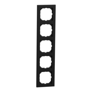 Рамка M-Pure, 5 постів, матовий чорний