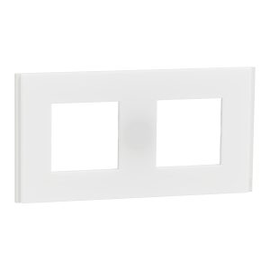 Рамка 2-х кратна Unica Deco Material, матовий білий