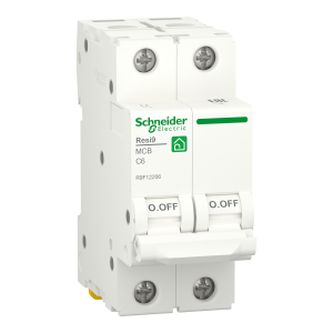 Автоматичний вимикач 2-п. RESI9 6A C (6kA) SCHNEIDER ELECTRIC (C2)