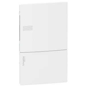 Щит пластиковий ЩРВ-П- 4 мод вбуд.уст. IP40 білі двері Resi9 (Schneider) (C3)