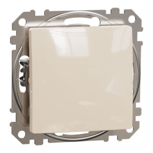 Вимикач 1-клавішний внутрішній "Sedna Design" Бежевий