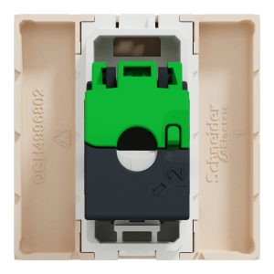 Розетка комп’ютерна RJ-45, внутрішня, категорія 6 UTP 2-модуля "UNICA NEW" слонова кістка (C3)