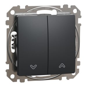 Вимикач жалюзі внутр. "Sedna Design" Чорний