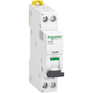 Автоматичний вимикач. Acti9 iC40N 1P+N 6A D 6kA SCHNEIDER ELECTRIC (C1)