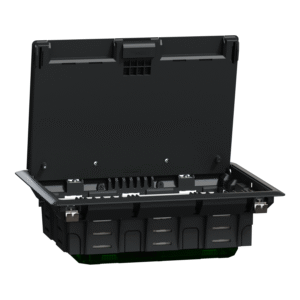 Підлоговий лючок, пластиковий, 8 модулів (L), Unica System+