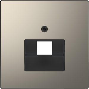 Панель розетки комп’ютерної. RJ-45 внутрішня "D-Life" нікель