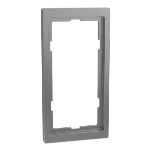 Рамка 2-постова розеткова/вимикач D-Life SysD нержавіюча сталь