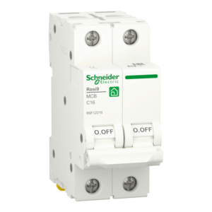 Автоматичний вимикач. 2-п. RESI9 16A C (6kA) SCHNEIDER ELECTRIC (C2)