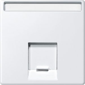 Накладка пилозахисна штекерна та підпружинена 1хRJ45 SysM прозоро-білий