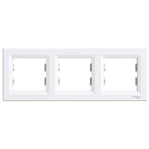 Рамка 3-х кратна "ASFORA" бiла (C1)