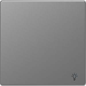 Накладка 1-клавішного вимикача "Світло" SysD нержавіюча сталь