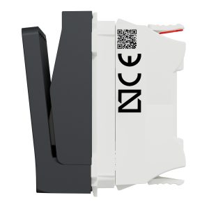 Вимикач картковий внутрішній. з підсвіткою, 2 модулі "UNICA NEW" антрацит (C3)