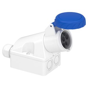 Розетка 113 стаціонарна 2Р+PЕ 16А 220В IP67 (C3)