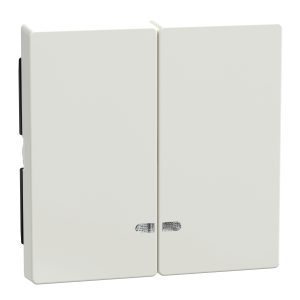 Sm дві клавіши з віконцем для індикації, полярний білий