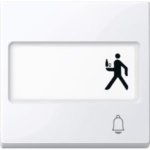 Sm клавіша з полярною підсвіткою для натискання і піктограмою дзвінка, активний білий