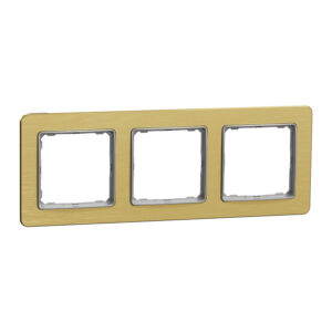 Рамка 3-постова Матове золото Sedna Elements