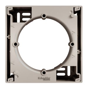 Коробка для зовнішнього монтажу одиночна "ASFORA Schneider" бронза (C3)