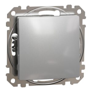 Кнопка 2-модулівнутрішня. "Sedna Design" Алюміній