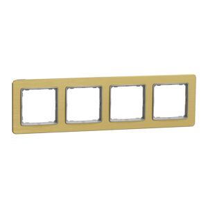 Рамка 4-х кратна "Sedna Elements" Матове золото (знято з в-ва кінець на 2025)