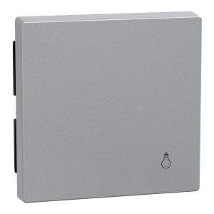 Накладка 1-клавішного вимикача "Світло" SysM алюміній