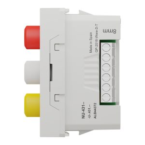 Розетка 3 RCA 1 модуль. "UNICA NEW" біла (C3)