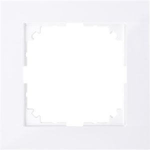 Рамка 1-а кратна "M-pure" активний білий, полікарбонат (C2)