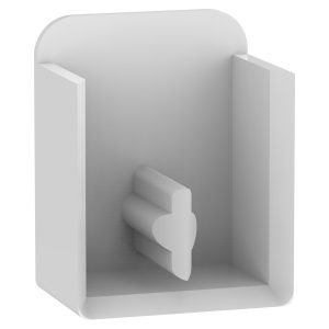 Заглушка бокова для шин гребінчастих 2П (комплект 10 шт) Easy9 (С3)