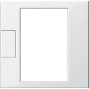 Накладка механізму універсального терморегулятора з сенсором, SysM прозоро-білий