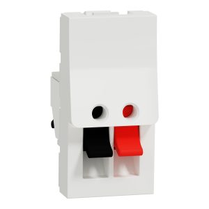 Розетка аудіо внутрішня 1 модуль "UNICA NEW" біла (C3)