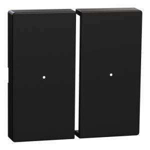 Клавіші 2-клавішна вимикача, Merten System M, матовий чорний