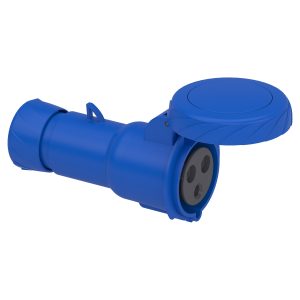 Розетка 223 переносна 2Р+РЕ 32А 250В ІР67 (C3)