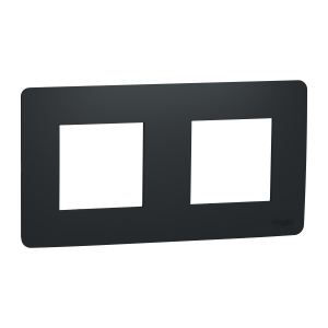 Рамка 2-х кратна "Studio" антрацит (C1)