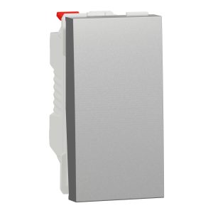 Кнопка 1-модулі. "UNICA NEW" алюміній (C1)