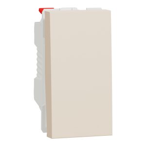 Вимикач 1-клавішний внутрішній. прохідний. 1-мод. "UNICA NEW" слонова кістка, (C2)