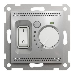 Термостат теплої підлоги в комлекті з датчиком 3м. "Sedna Design" Алюміній