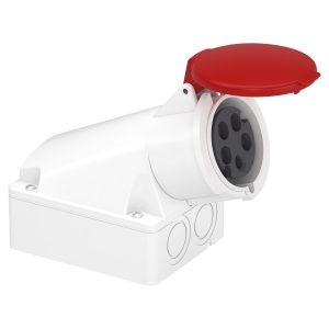 Розетка 125 стаціонарна 3Р+PЕ+N 32А 380В IP44 (C3)